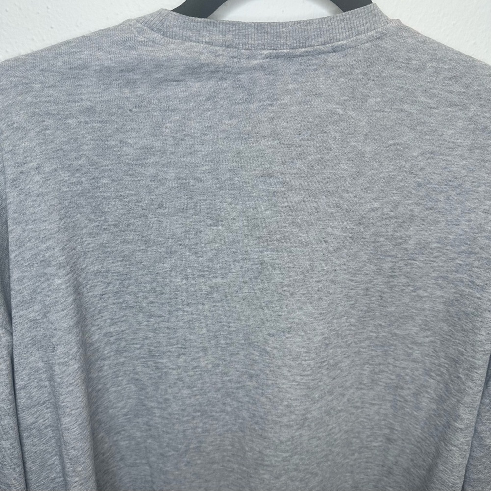 Adidas Gray Split Hem Crew‎ Sweatshirt Size Medium - Picture 5 of 11